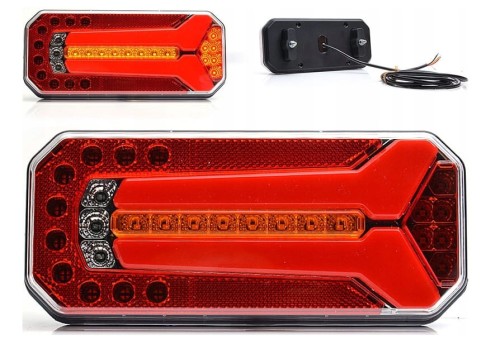 Przejdź do produktu LAMPA TYLNA PRZYCZEPY ZESPOLONE LED 12V/24V  x 2 sztuki