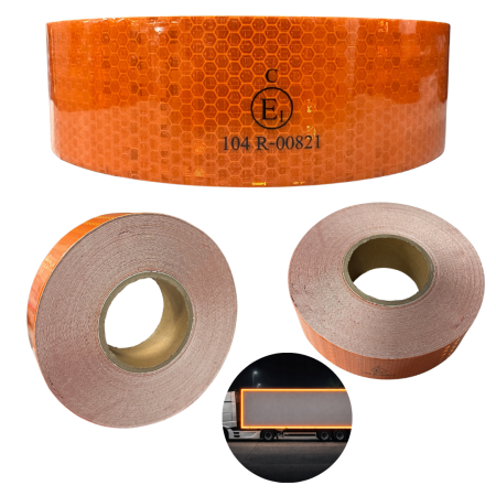 Taśma odblaskowa pomarańczowa