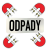 Tablica odpady na metalową powierzchnię pojazdu