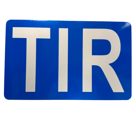 tabliczka informacyjna tir aluminium