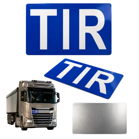 tablica tir aluminiowa 400x250 mm gładka