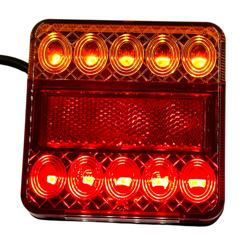 Przejdź do produktu Lampa LED do przyczepki tylna zespolona 12V – lampa diodowa z przewodem do przyczepy