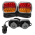 Lampy LED tylne do przyczepki 12V 24V z dynamicznym kierunkowskazem