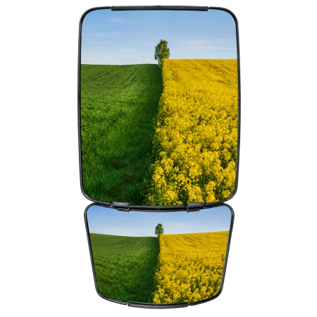 Lusterko panoramiczne podwójne 435x223 mm do ciągnika