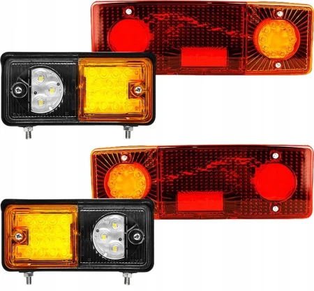Lampy LED do Ursus C-330 C-360 komplet przód tył