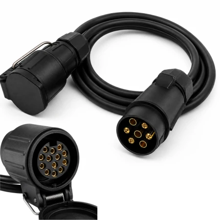 Adapter 7 PIN na 13 PIN 12 V z przewodem 75 cm do przyczepy