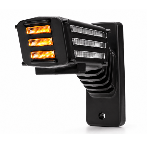 Przejdź do produktu Lampy obrysowe rogowe LED 12/24V krótkie elastyczne lewa + prawa 2 szt.