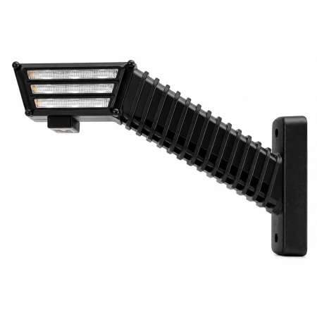 Lampa obrysowa rogowa LED biała 12V 24V