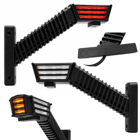 Lampy obrysowe LED IP6K9K do lawety naczepy i ciężarówki