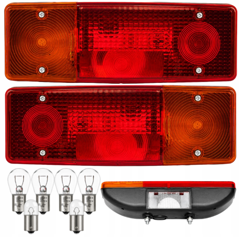 Przejdź do produktu Lampy tylne Ursus C-360 C-330 / przyczepa D-47 D-50 – lewa + prawa z żarówkami Web Truck