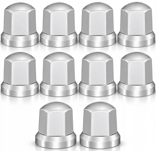 Przejdź do produktu 10x Osłona nakrętki koła 32 mm TIR szara wysoka – kapturek ochronny