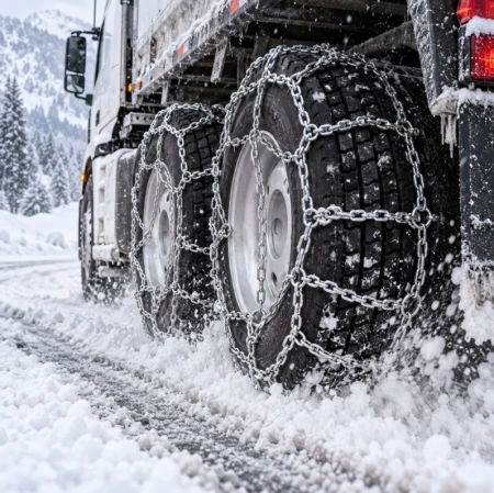 Łańcuchy TIR 295/80 R22.5 na dwa koła