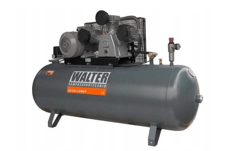 Przejdź do produktu Sprężarka tłokowa WALTER GK 880-5,5/500 500L 10 bar 880 l/min 5,5 kW – kompresor warsztatowy 400V