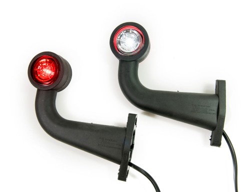 Przejdź do produktu Lampa obrysowa tylna LED prawa + lewa Fristom FT-009 12V/24V – zestaw 2 szt. do przyczepy, naczepy, TIR