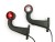 Lampa obrysowa tylna LED Fristom FT-009 prawa i lewa zestaw