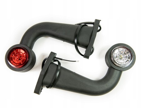 Lampy obrysowe LED do przyczepy 12V 24V Fristom komplet