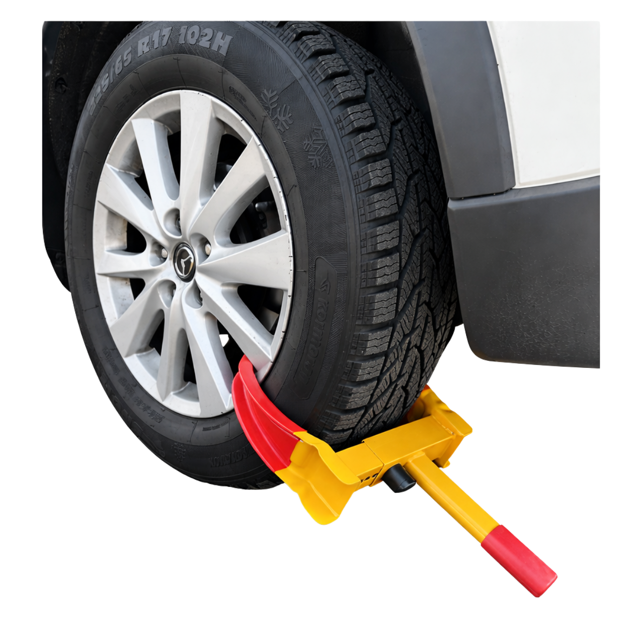 Zacisk koła do lawety samochodu stalowa blokada koła