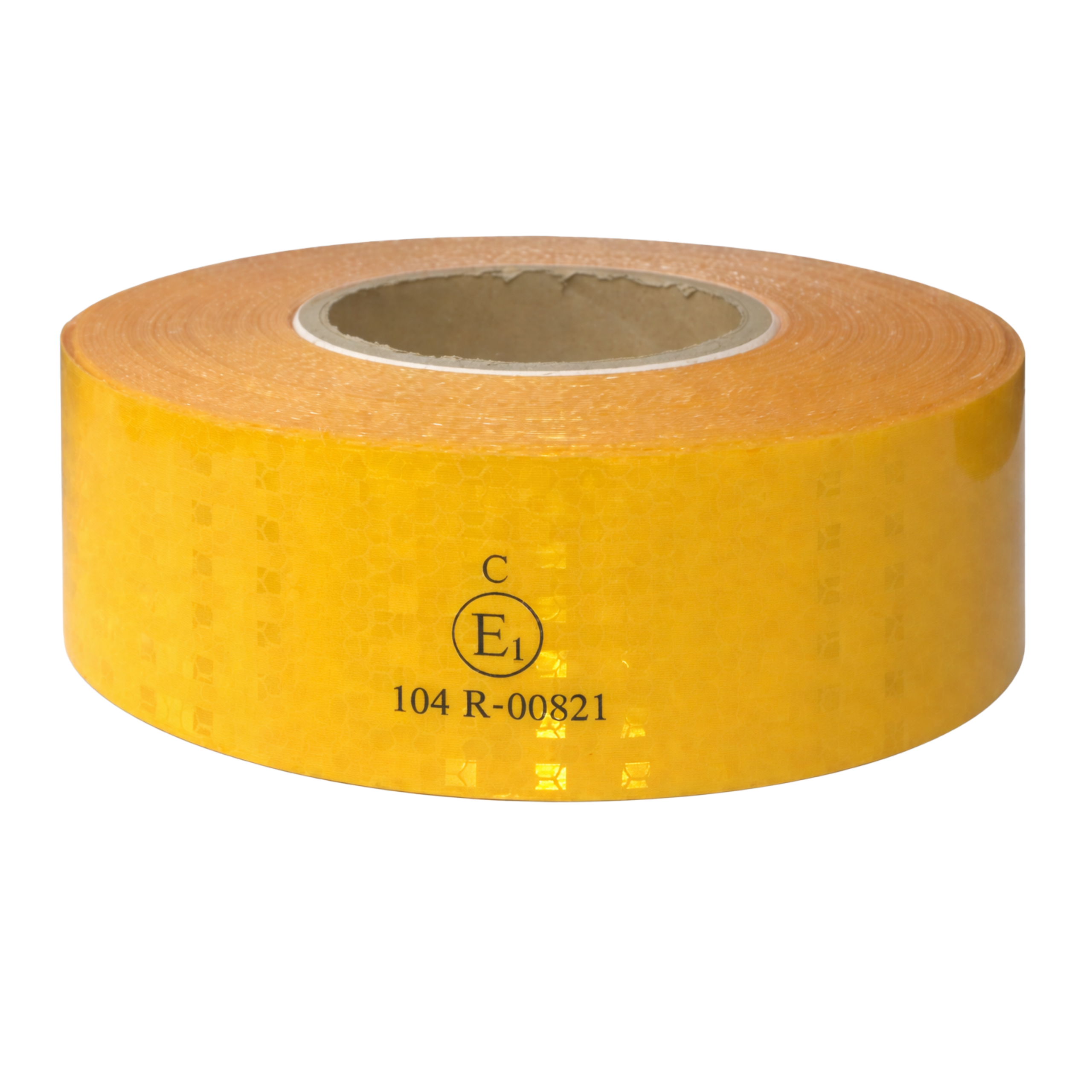 Taśma odblaskowa żółta konturowa 1 m samoprzylepna