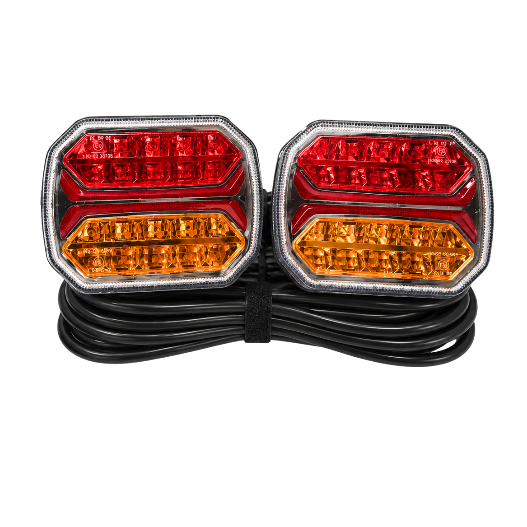 Zestaw lamp LED do przyczepy z wiązką 7,5 m