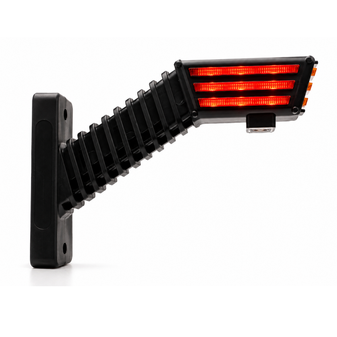 Lampa obrysowa LED lewa i prawa do przyczepy lawety