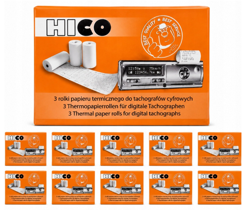 HICO papier do tachografu cyfrowego 1 rolka